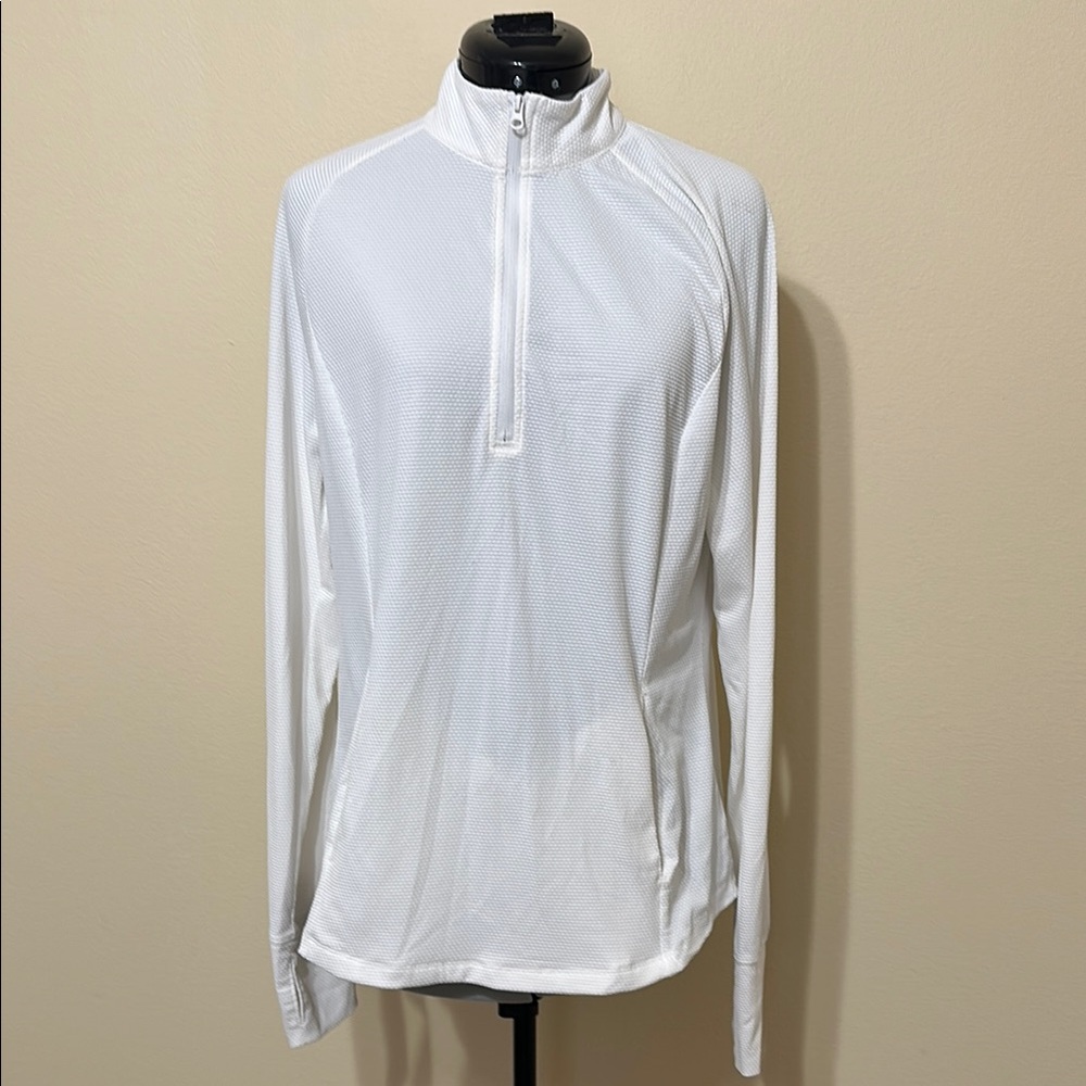 Tommy Bahama White Quarter-Zip‎ Pullover